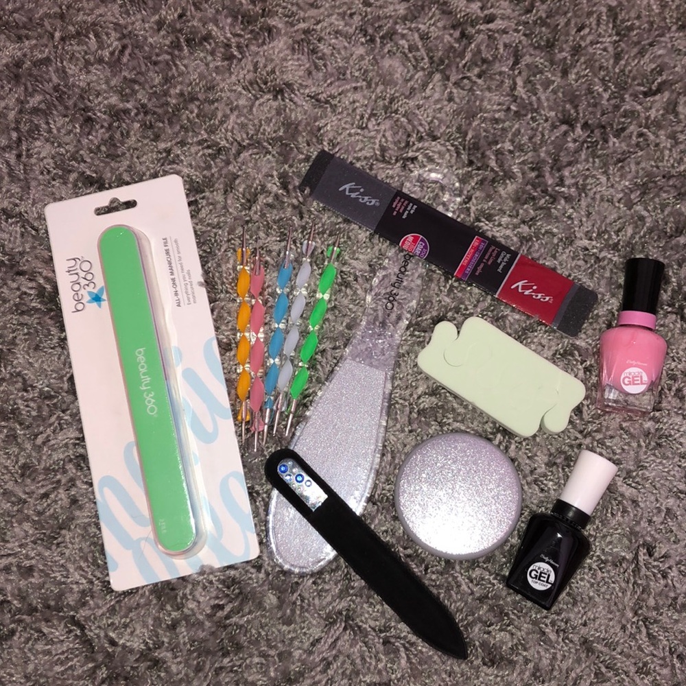 Never used before nail kit supplies
